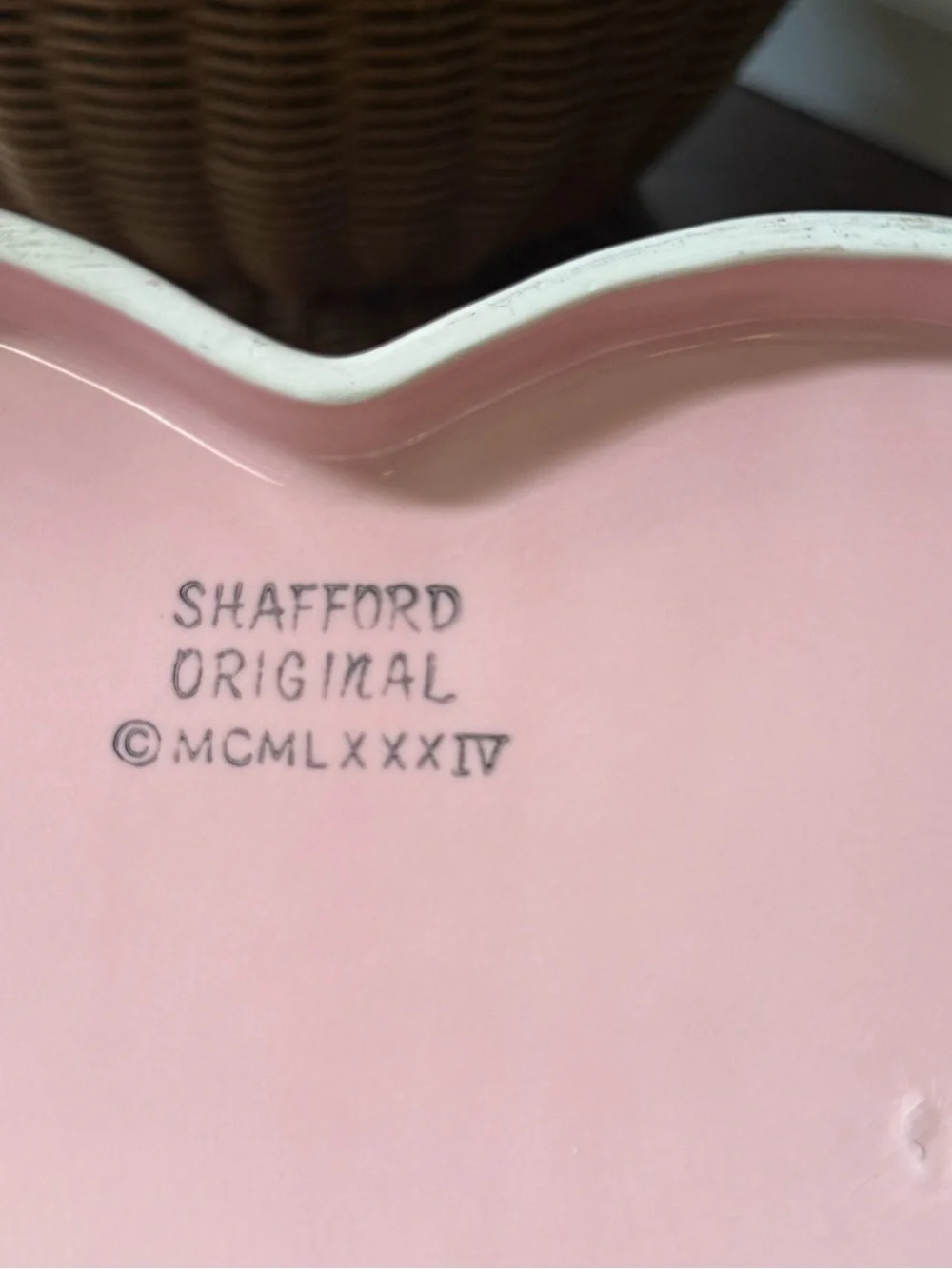 Shafford vintage seashell
